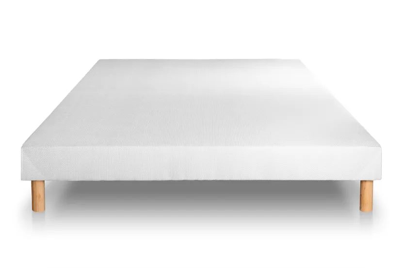 Ensemble Matelas Sommier 140x190 cm - Sommier Blanc (déjà monté) - Suite