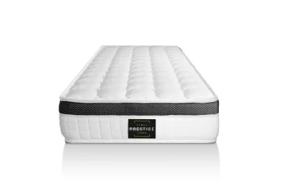 Ensemble Matelas Sommier 90x200 cm - Sommier Blanc (en kit) - Supérieur