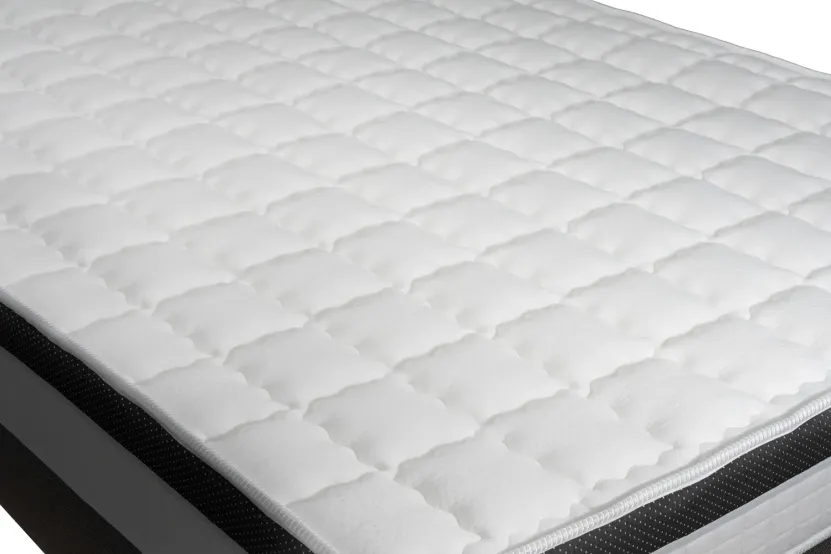 Ensemble Matelas Sommier 90x200 cm - Sommier Blanc (déjà monté) - Supérieur