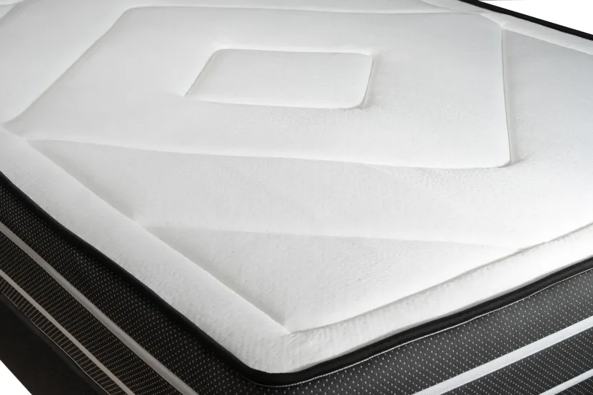 Ensemble Matelas Sommier 80x190 cm - Sommier Noir (déjà monté) - Exclusive
