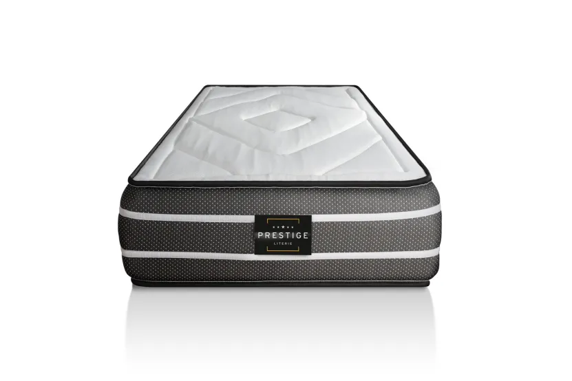 Ensemble Matelas Sommier 80x190 cm - Sommier Blanc (en kit) - Exclusive