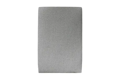 Tête de lit 90 cm Tapissée - Tissu Bouclette Gris