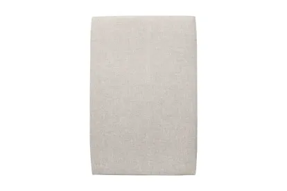 Tête de lit 90 cm Tapissée - Tissu Toile Natté Beige Clair