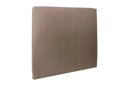 Tête de lit 150 cm Tapissée - Tissu Velours Taupe
