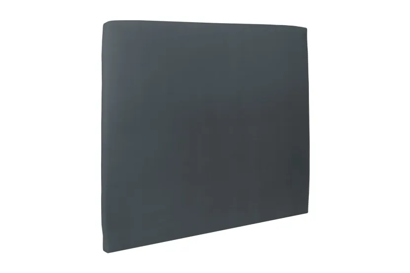 Tête de lit 180 cm Tapissée - Tissu Velours Gris Anthracite