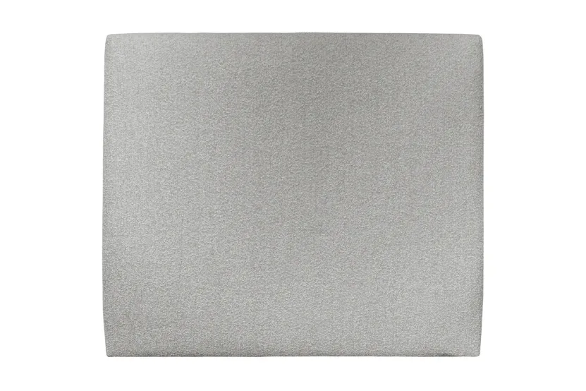Tête de lit 180 cm Tapissée - Tissu Bouclette Gris