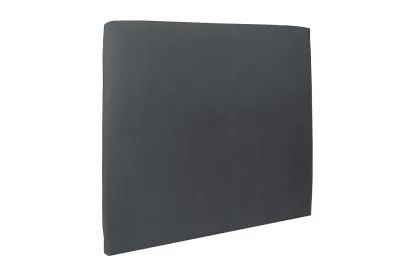 Tête de lit 150 cm Tapissée - Tissu Velours Gris Anthracite