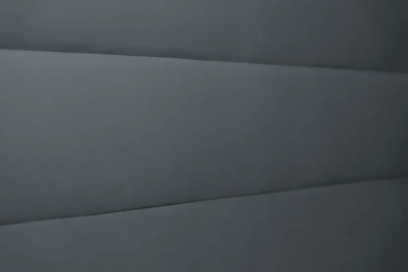 Tête de lit 200 cm Lignes - Tissu Velours Gris Anthracite