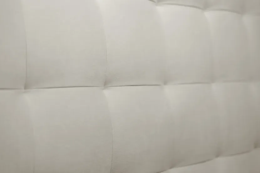 Tête de lit 180 cm Capitonnée - Tissu Velours Taupe