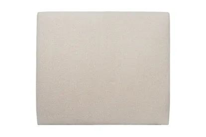 Tête de lit 160 cm Tapissée - Tissu Bouclette Beige Clair
