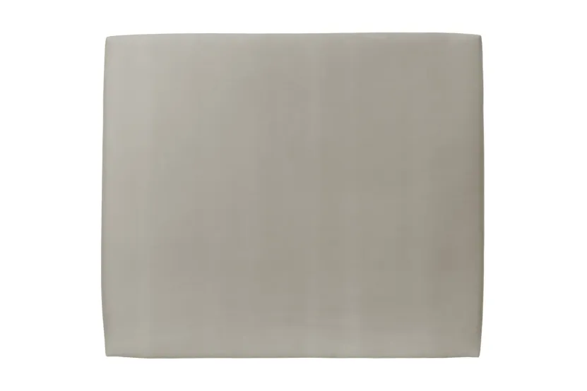 Tête de lit 140 cm Tapissée - Tissu Velours Taupe